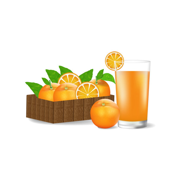 橙汁维c海报