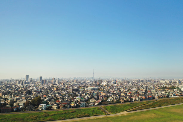 空中俯瞰地面摄影