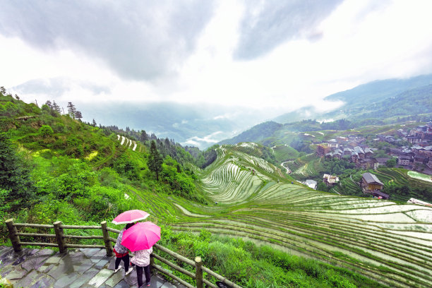 桂林田园风光（宽幅高清）