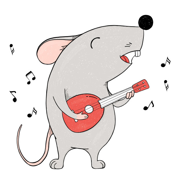 可爱老鼠卡通形象