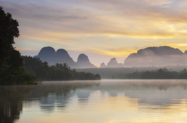 地形,户外,夏天