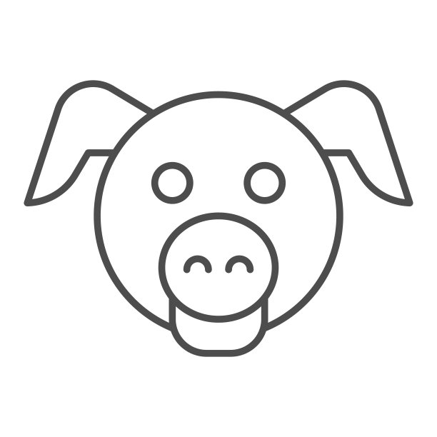 猪标志设计