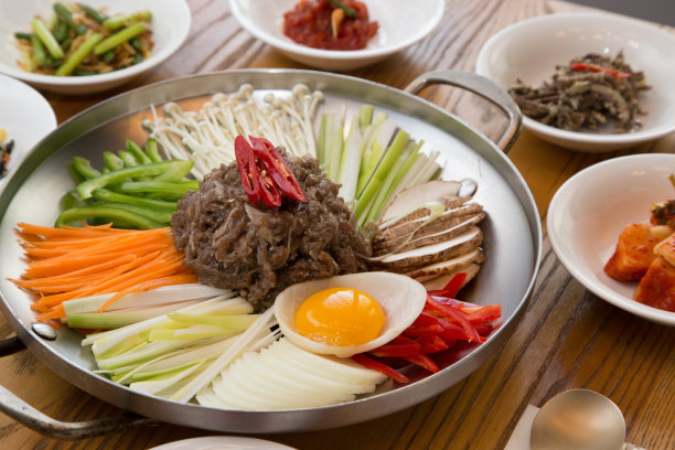 韩国美食烤肉片