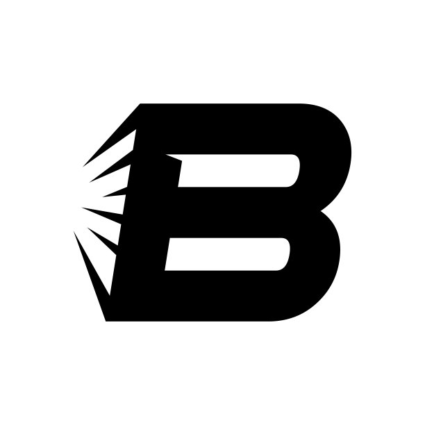 b字母标志,logo设计