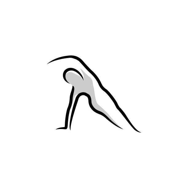 健身瑜伽logo标志
