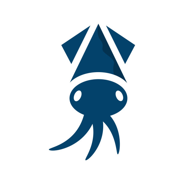 卡通动物章鱼标志
