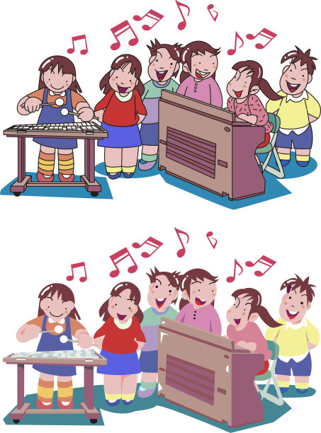 弹钢琴的学生