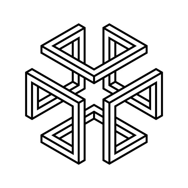 对称标志logo