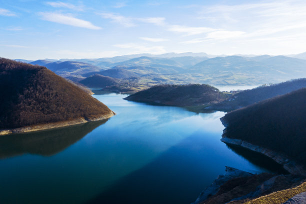 深秋乡村景色