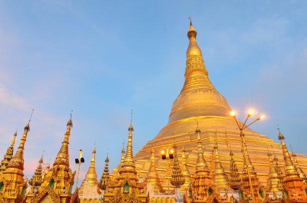 缅甸标志建筑缅甸旅游