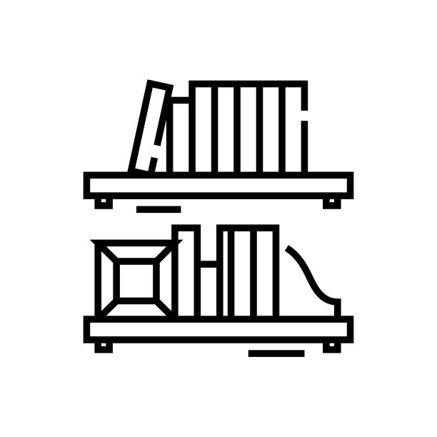 中图书馆标识设计