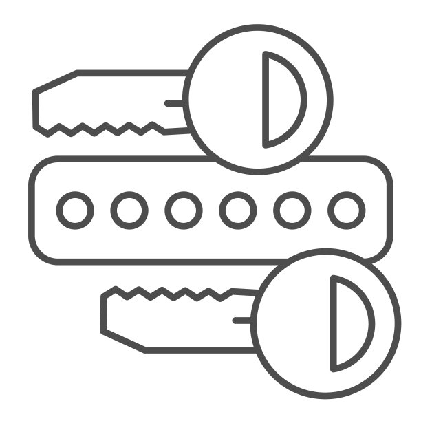 智能门锁logo