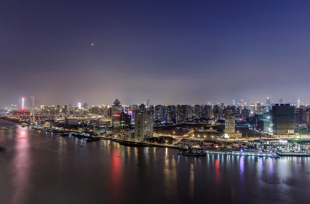 上海浦东建筑夜景