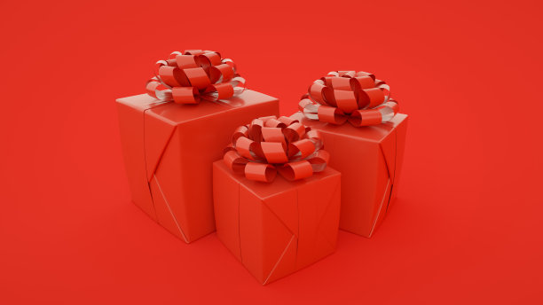 红色包装盒设计