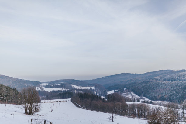 冬天冬季冰雪圣诞旅游立冬至