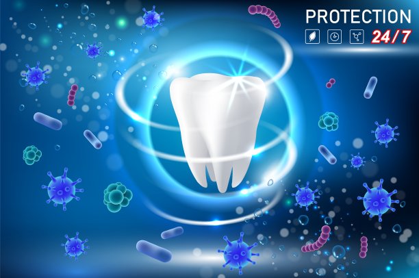 保护牙齿海报
