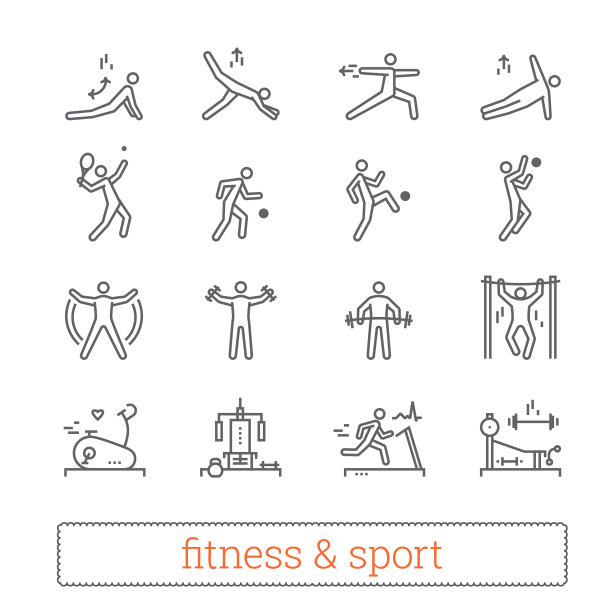 运动健美健身logo