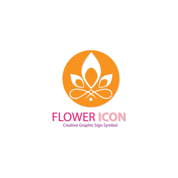 莲花logo花朵盛开