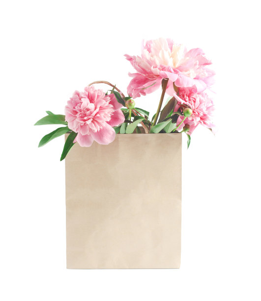 粉色花朵包装盒