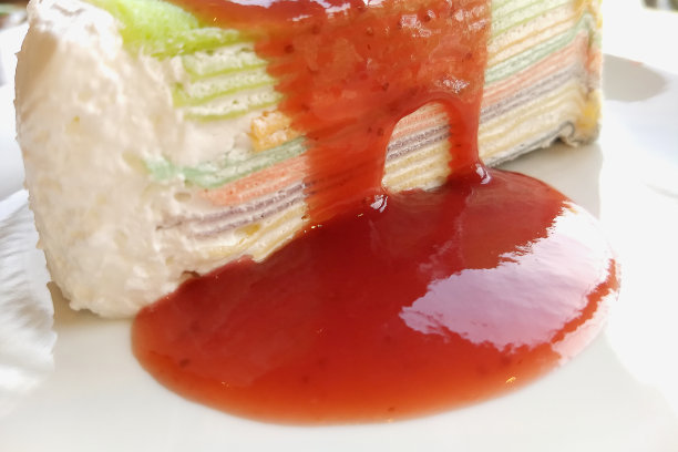 水果彩虹蛋糕