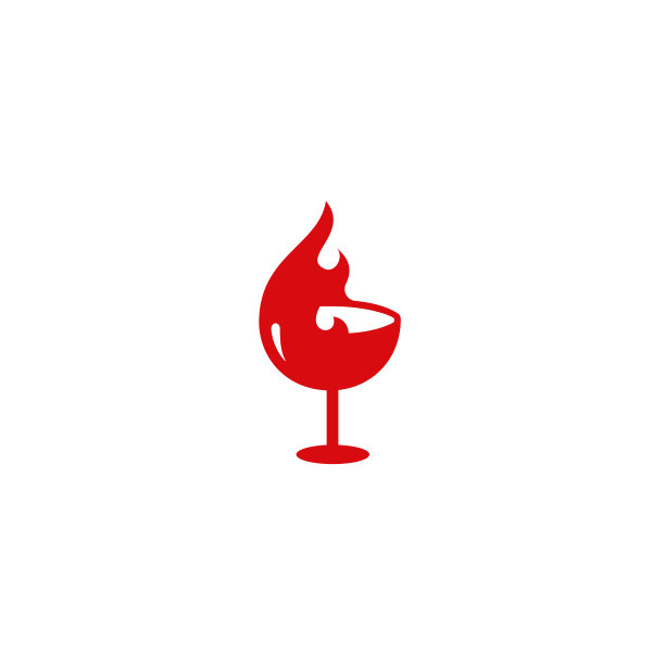 酒杯logo