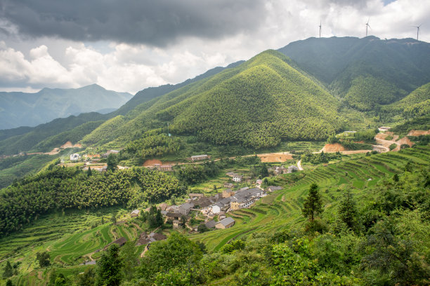 中国风山脉