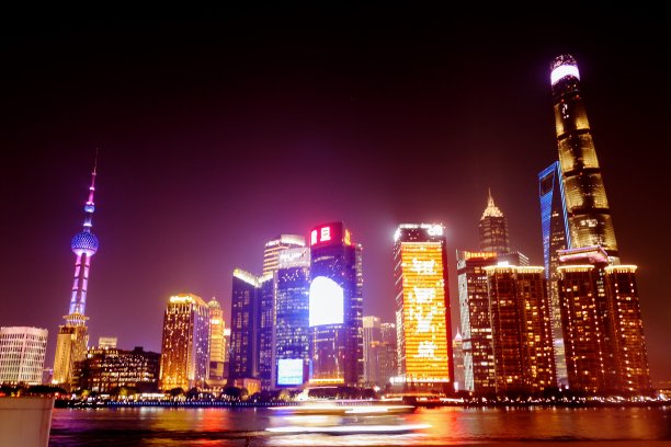 上海城市风光夜景