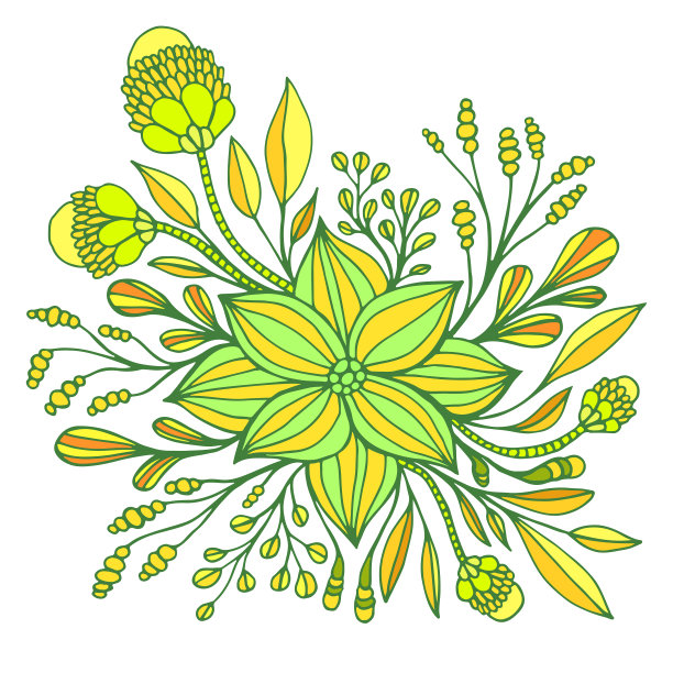 波西米亚花纹图案印花面料