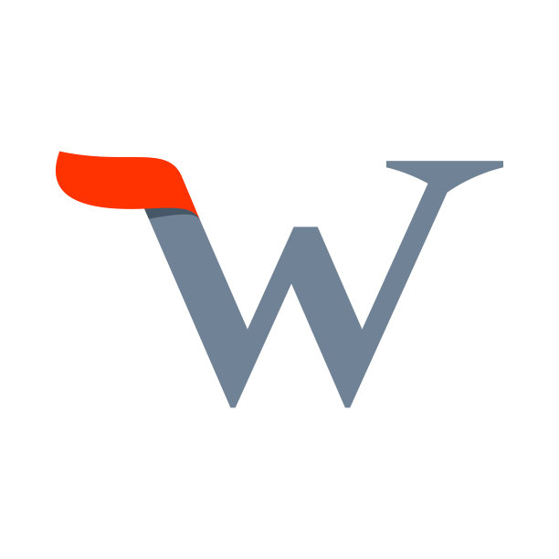 w字母翅膀logo