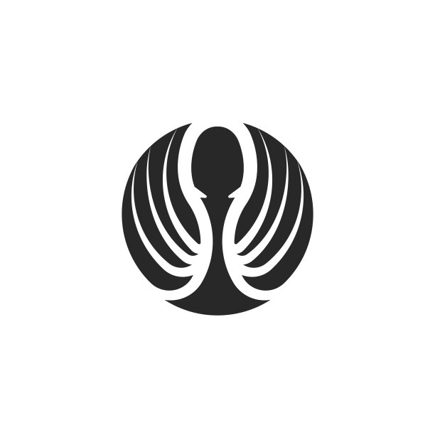 鱿鱼logo设计