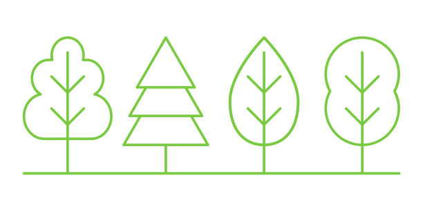 绿叶环保logo
