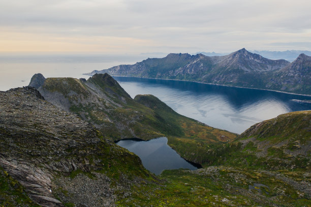 山湖俯瞰山湖俯视