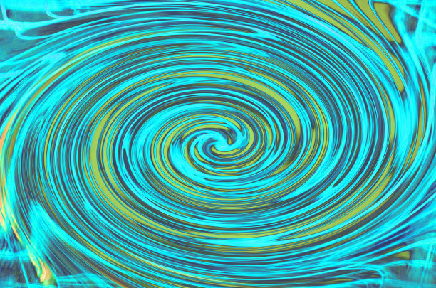 动感曲线螺旋艺术图案