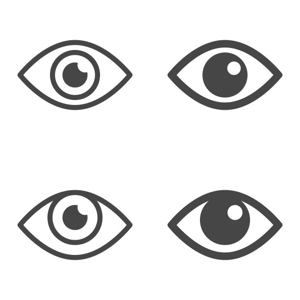 眼睛保健标识设计