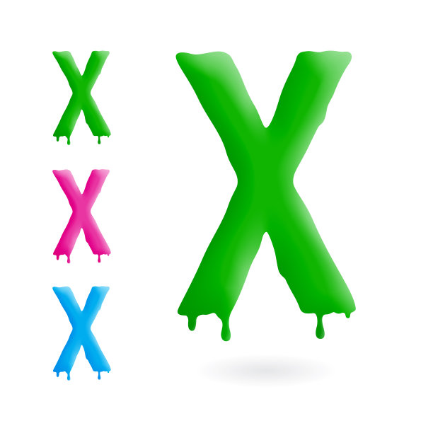 x字母标志x字母logo设计