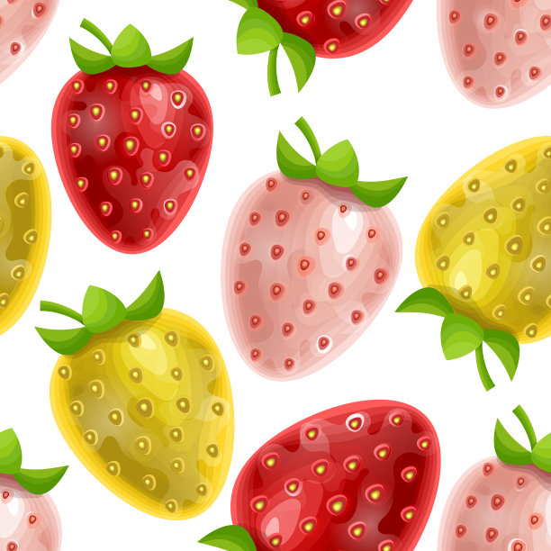 水彩创意插画水果