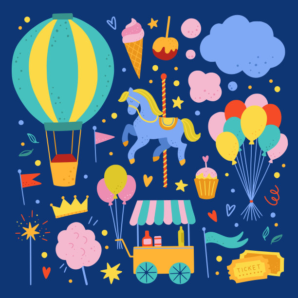 气球游乐园海报