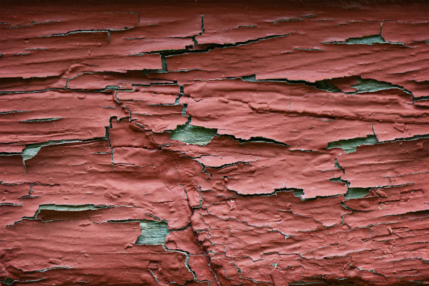 红色图案素材裂缝