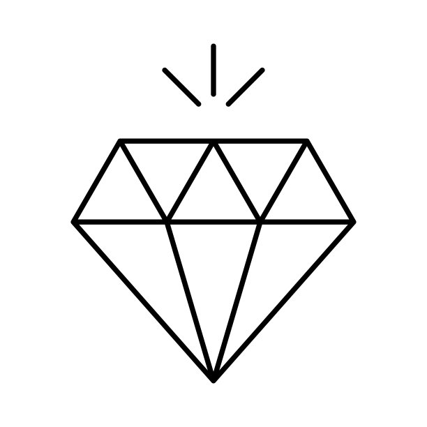 钻石图案元素