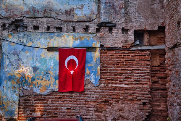 土耳其风景红房子
