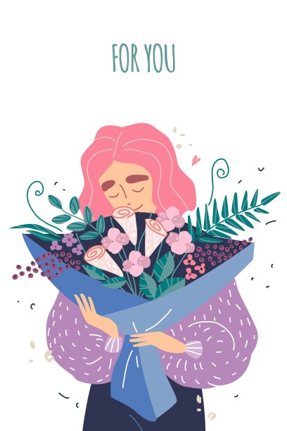 花儿与少女海报