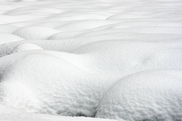 冬季户外白雪堆满