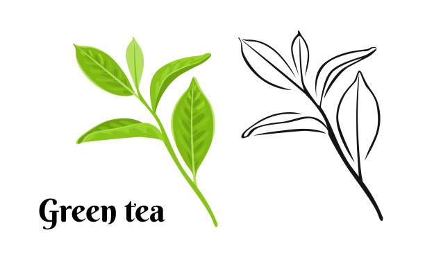 茶叶意境图形