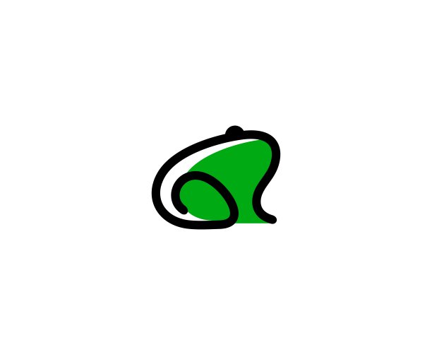 卡通青蛙logo