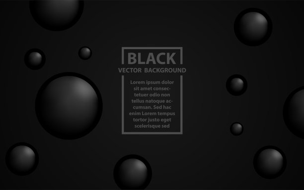 黑色抽象几何高清背景