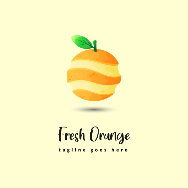 橘子抽象图