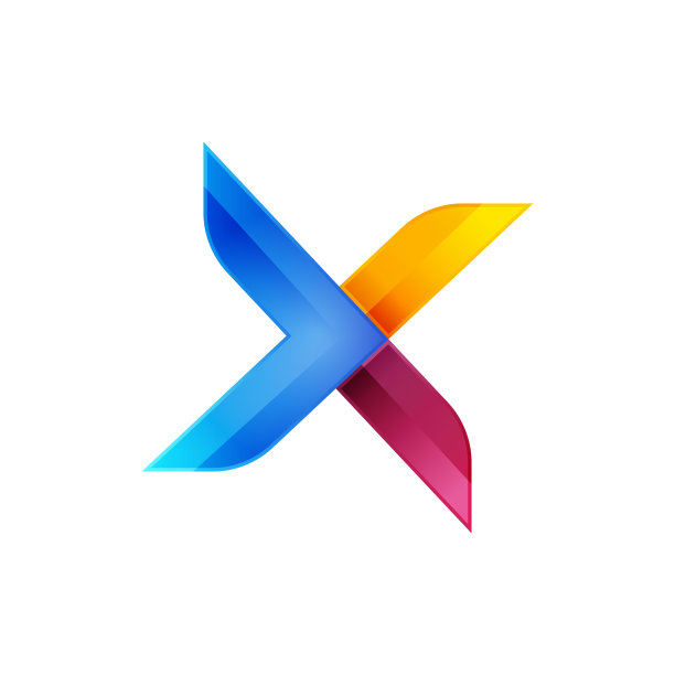 x字母logo设计