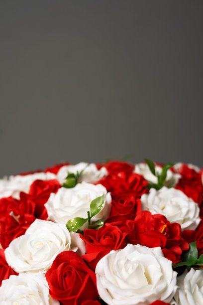 婚礼红色玫瑰背景春天