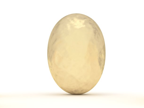 金色复活节彩蛋的特写镜头