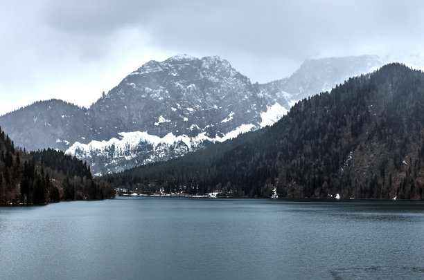 冬季山林 高清全景